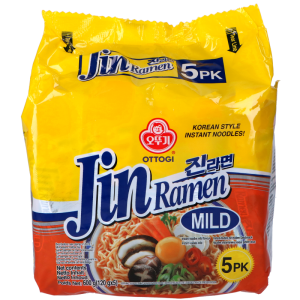 Ottogi Jin Ramen Mild Multipack 5x120g