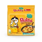 SAMYANG Cheese Buldak Stir-Fried Ramen 140g × 5 Pack – Spicy Fire Chicken Noodles with Creamy Cheese