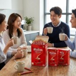 Maxim Original Red Korean Instant Coffee – 100 Sticks, Carton