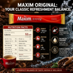 Maxim Original Red Korean Instant Coffee – 100 Sticks, Carton
